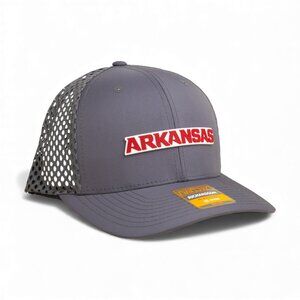 Arkansas Razorbacks ARKANSAS Red 3D Snapback Tilikum Trucker Hat- Charcoal